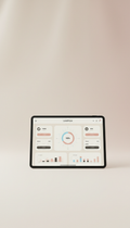 AI Lead Management Tablet Interface